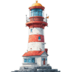 Latarnia Morska z Kartonu