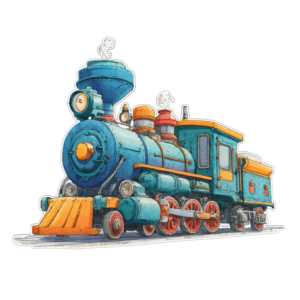 Lokomotywa z Kartonu