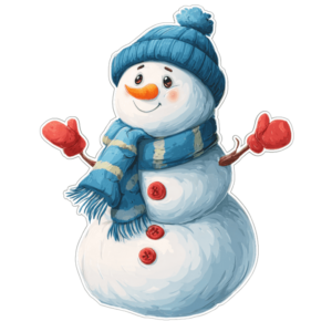 Kartonowa Postać Bałwan