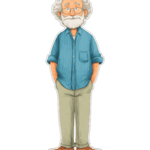 Kartonowa Postać Dziadek