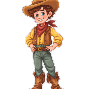 Kartonowa Postać Kowboj