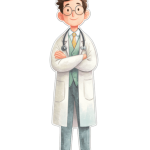 Kartonowa Postać Lekarz