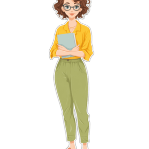 Kartonowa Postać Nauczycielka