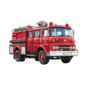 Wóz Strażacki z Kartonu