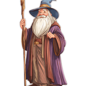 Kartonowa Postać Czarodziej