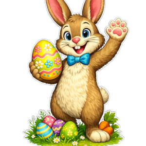 Kartonowa Postać Zając Wielkanocny